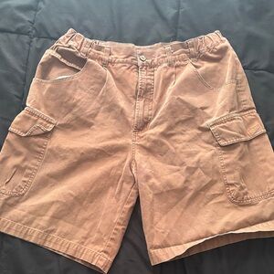 Men's Tan Cargo Shorts